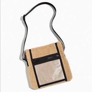 Urban Outfitters Sherpa Beige Sling Bag